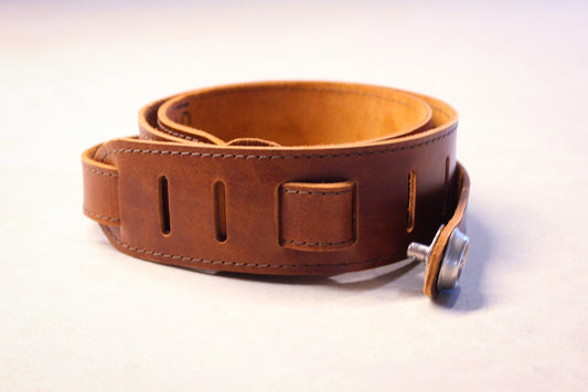 Customized Leather guitar strap